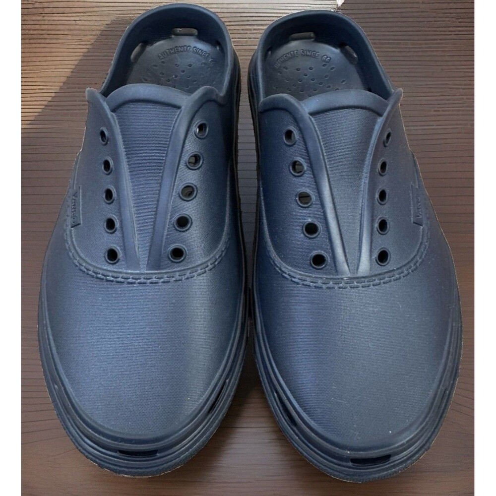 EUC VANS AUTHENTIC FOAM MULE MEN'S SNEAKERS VN000EJ9NVY NAVY M8 W9.5